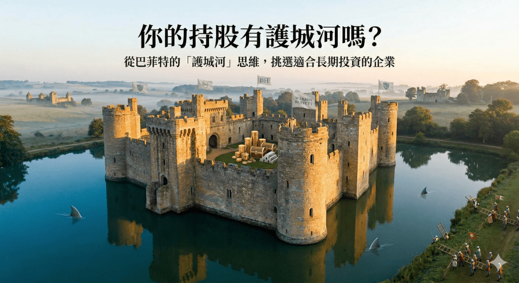 你的持股有護城河嗎？從巴菲特的「護城河」思維，挑選適合長期投資的企業