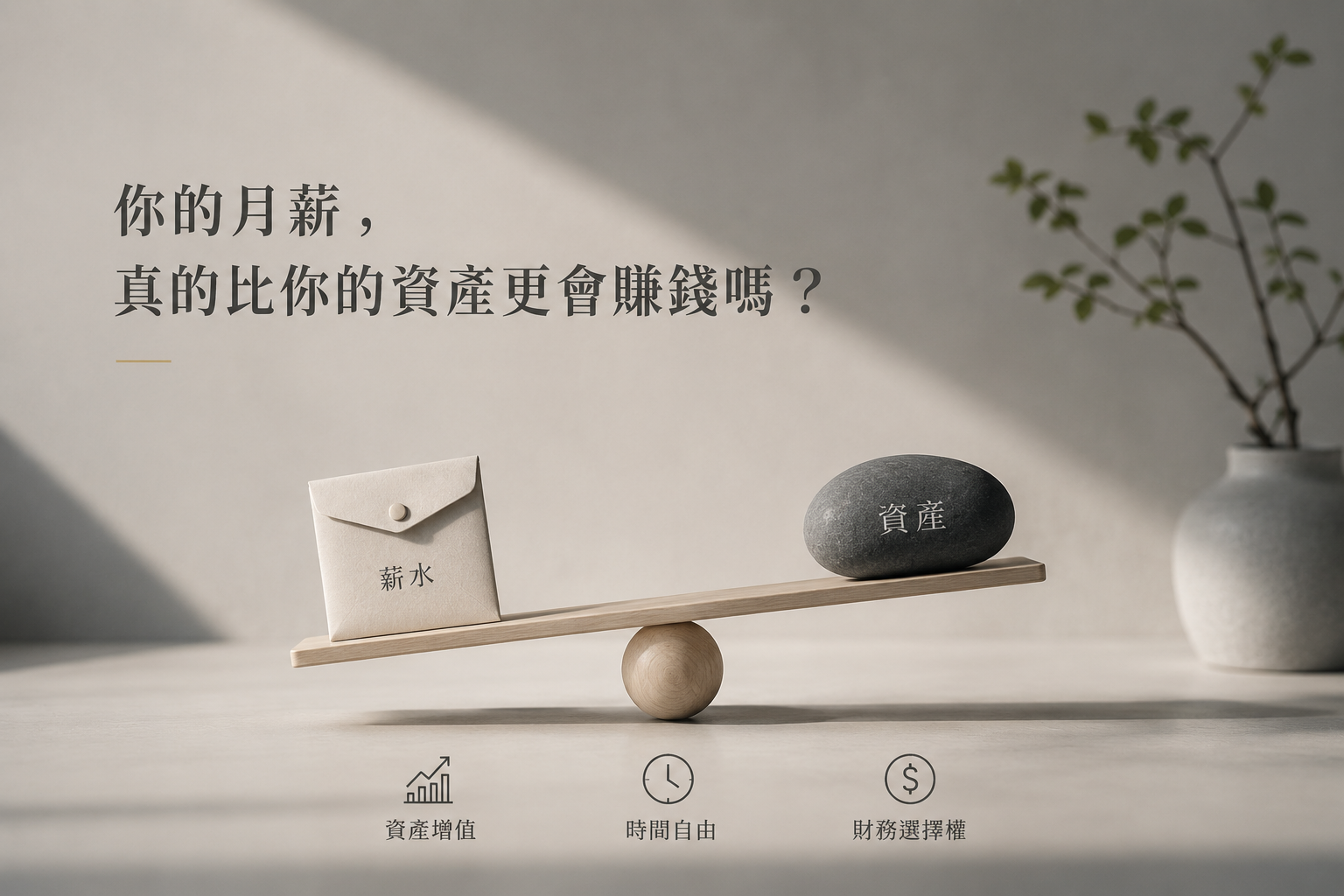 你的月薪，真的比你的資產更會賺錢嗎？
